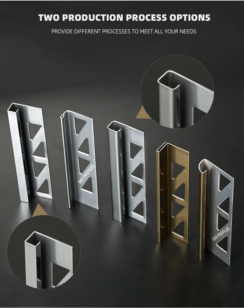 1 stainless steel corner angle trim