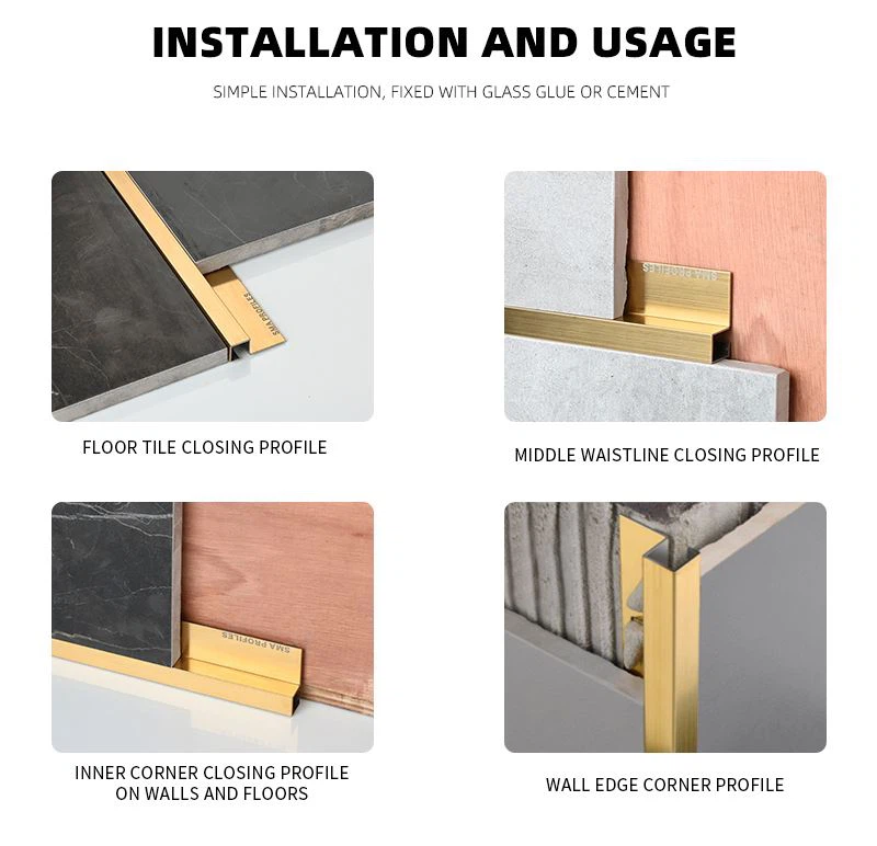6 tile corner trim