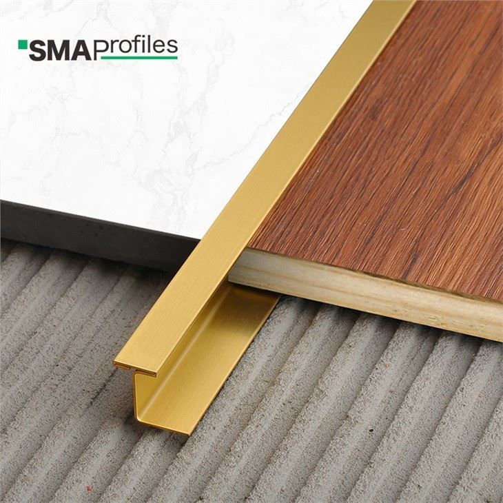 red brass tile trim for decoration