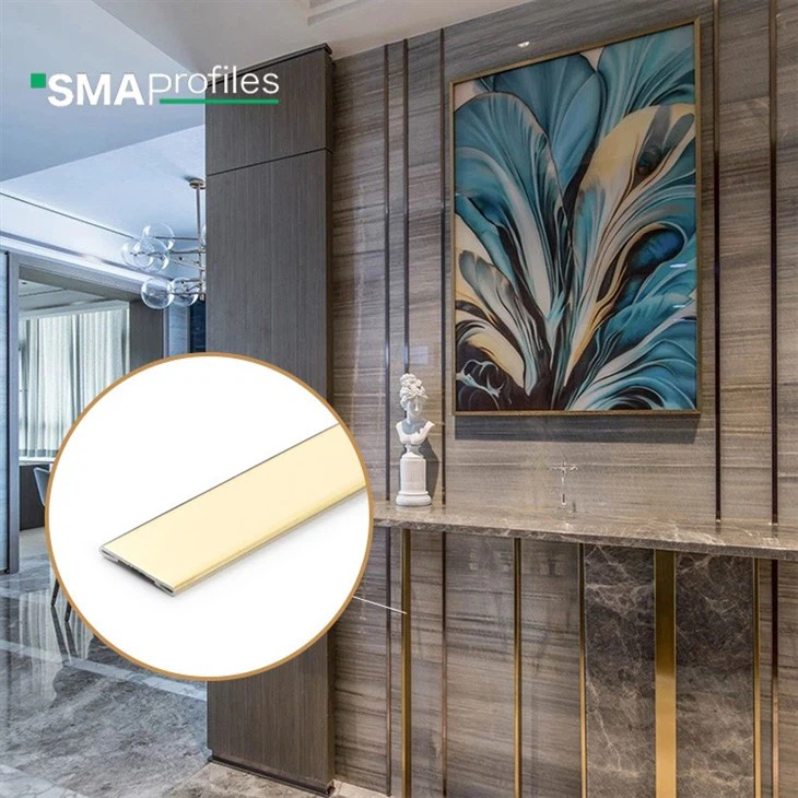 Stainless Steel Flat Trim For Furniture Decoration